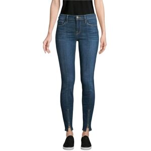 FRAME Denim Le High Skinny Split Zip-Hem Ankle Jeans Napa Wash Womens Size 26